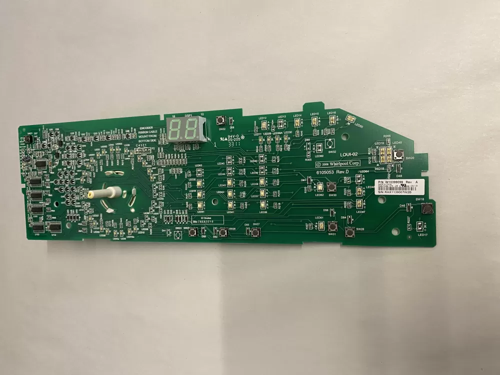 Whirlpool W10399099 Washer Control Board