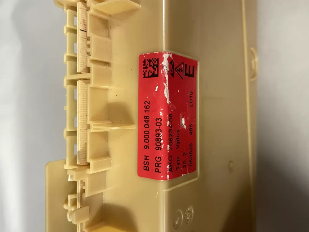 Bosch 9000048162 90893-03 706234-06 Dishwasher Control Board AZ224268 | Wm998