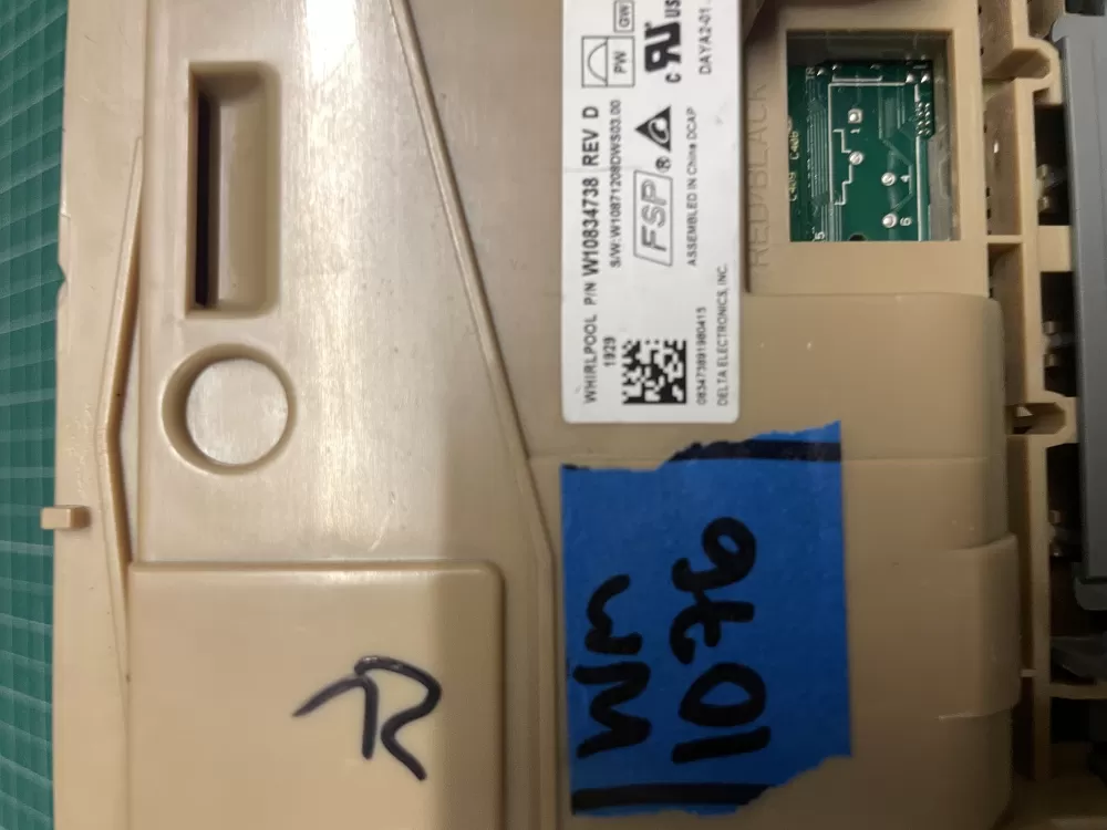 Whirlpool W10834738 W10876147 Dishwasher Control Board AZ212246 | Wm1076