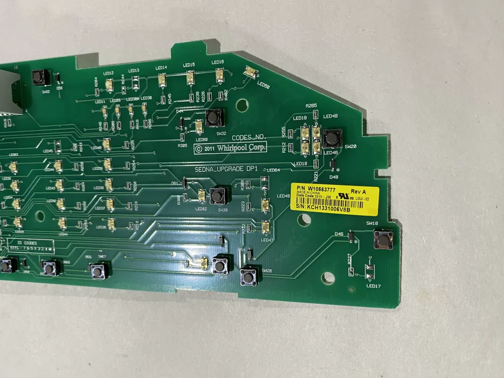 Whirlpool W10563777 Washer Control Board AZ152709 | BK58
