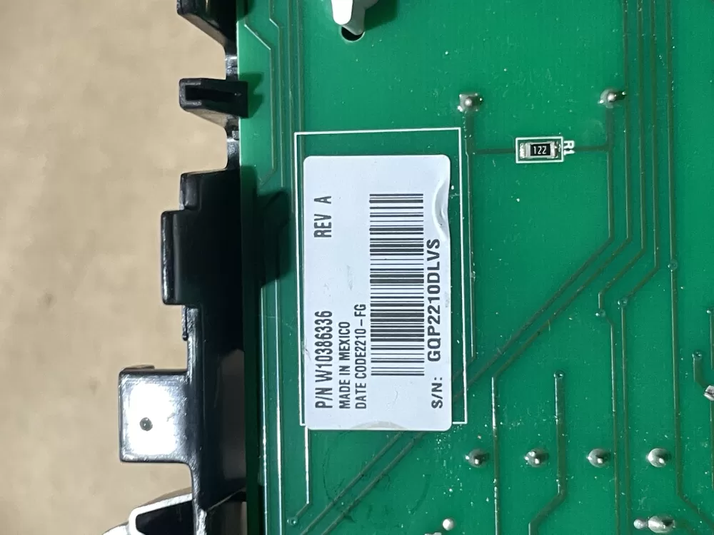 Whirlpool W10386336 Dryer Control Board AZ73533 | Wmv126
