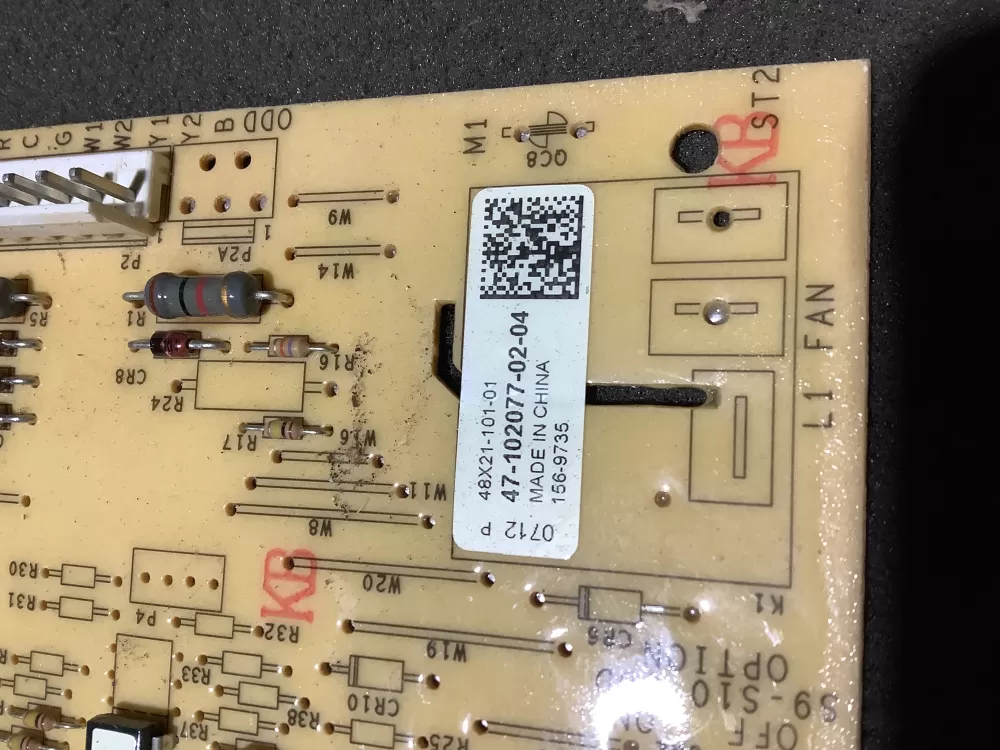 Rheem Air Handler Control Board 47-102077-02-04 156-9735 AZ110538 | NR242