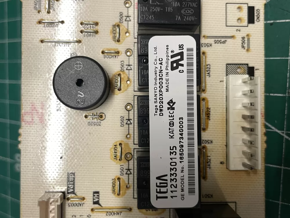 GE 165D9734G003 Dishwasher Control Board AZ207317 | Wm2324