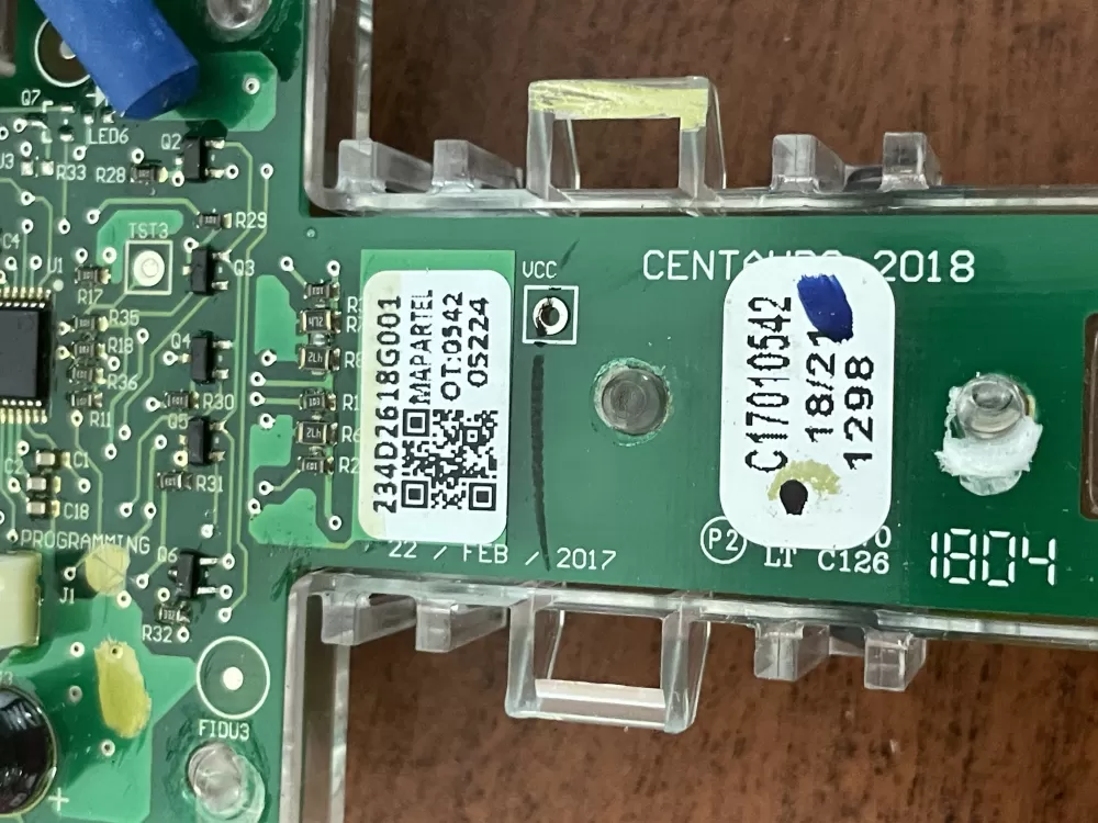 GE 234D2618G001 WE04X27284 Dryer Control Board AZ30352 | WM331