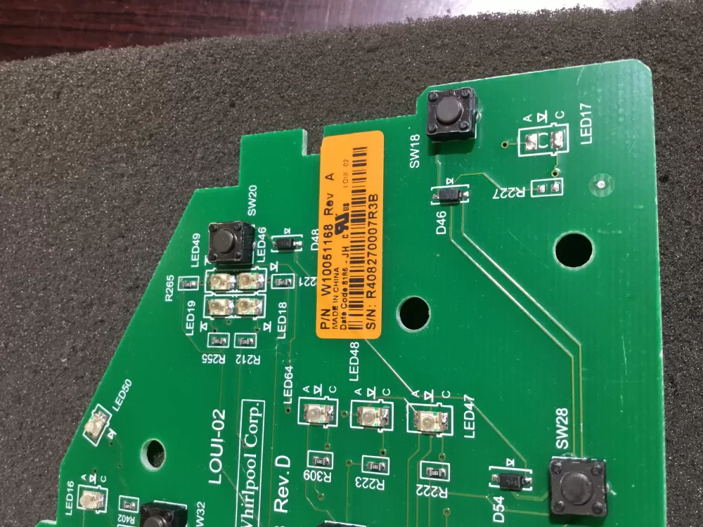 Whirlpool W10051168 Washer Control Board AZ94821 | NRV101