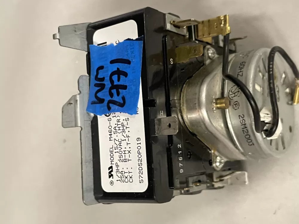 GE 572D520P019 WE4M189 Dryer Timer AZ224029 | Wm2771