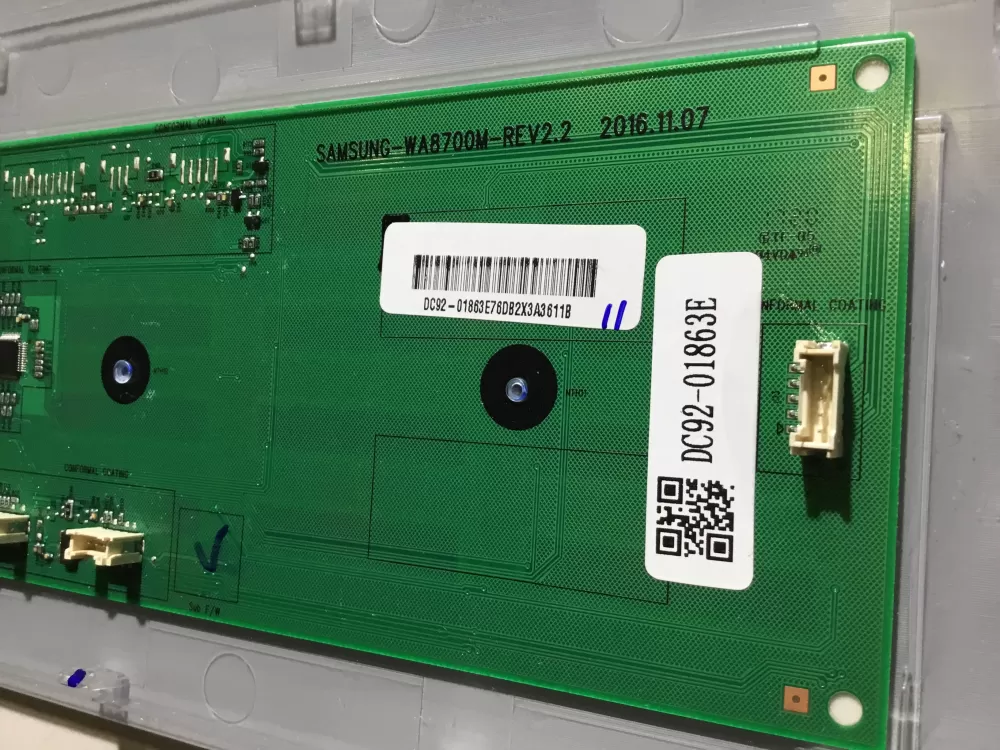 Samsung Washer Interface Control Panel DC92-01863E AZ36339 | NRV210