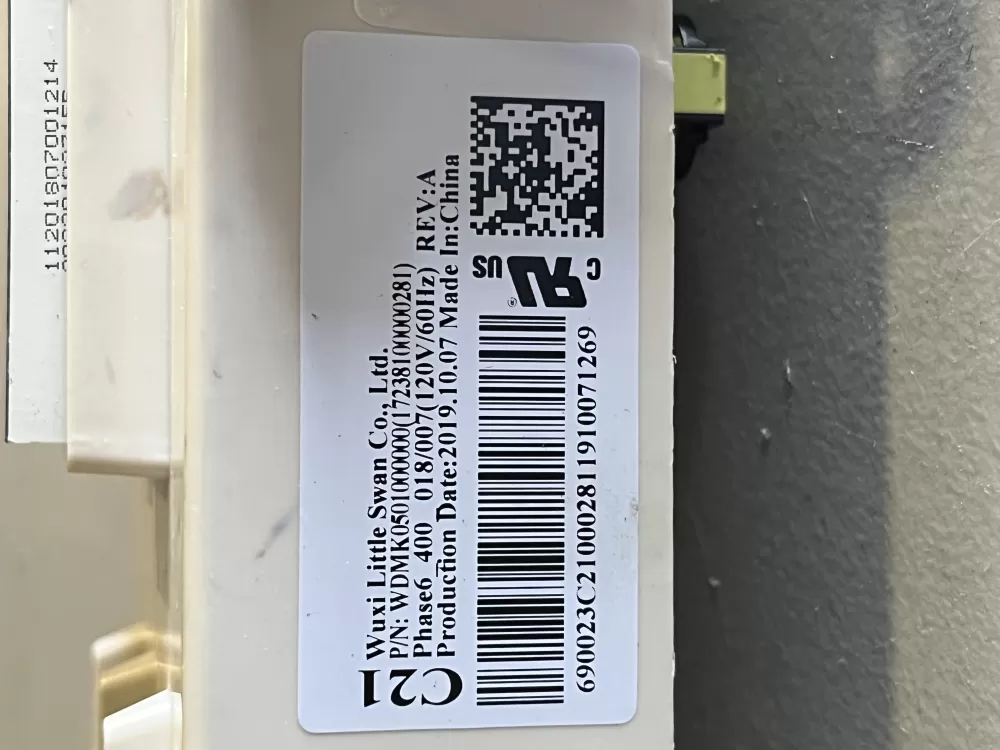 GE WDMK0501000000 17238100000281 Washer Main Control Board AZ44293 | JTV413