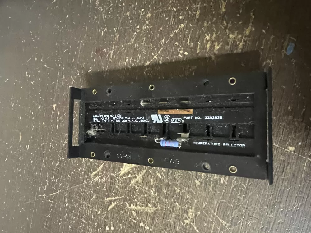 Whirlpool 3393926 Dryer Control Board Switch