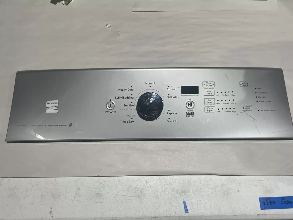 Kenmore  Whirlpool W10793508 W10643918 W10643920 Dryer Control Board Panel