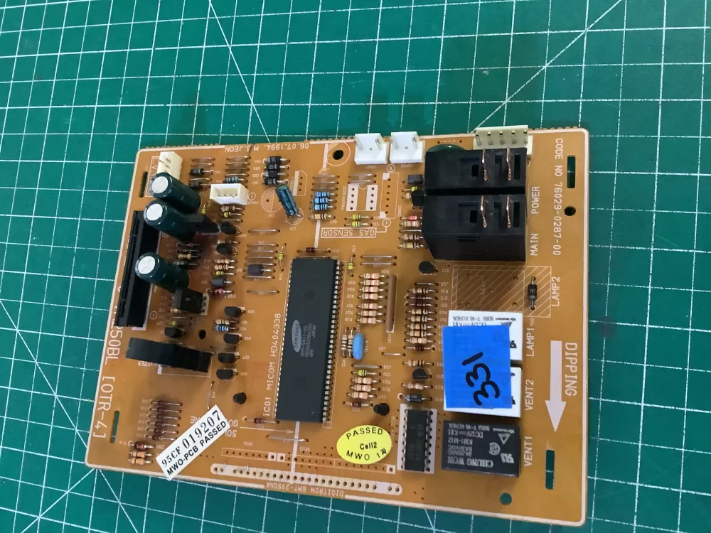 GE WB27X1045 WB27X996 76029-0287-00 Microwave Control Board AZ201837 | NR331