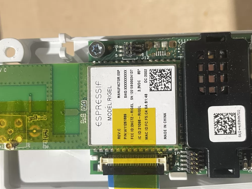 Whirlpool W11261889 Washer Or Dryer Bluetooth Control Board AZ78087 | Wm1356