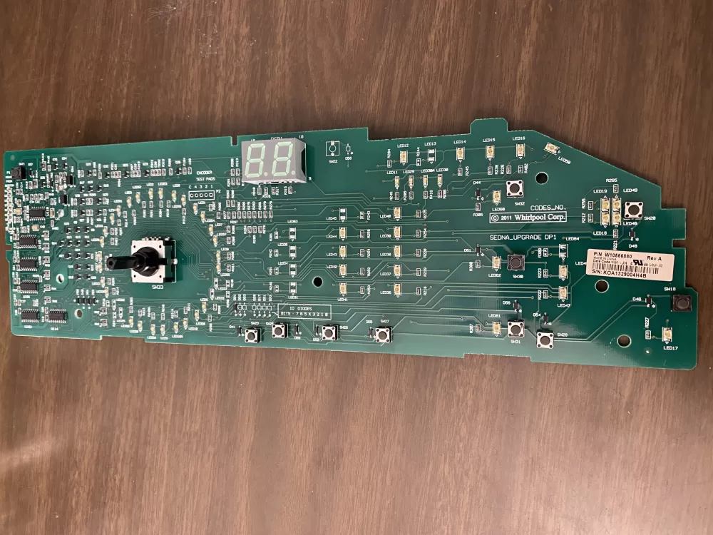 Whirlpool W10566880 Washer Control Board