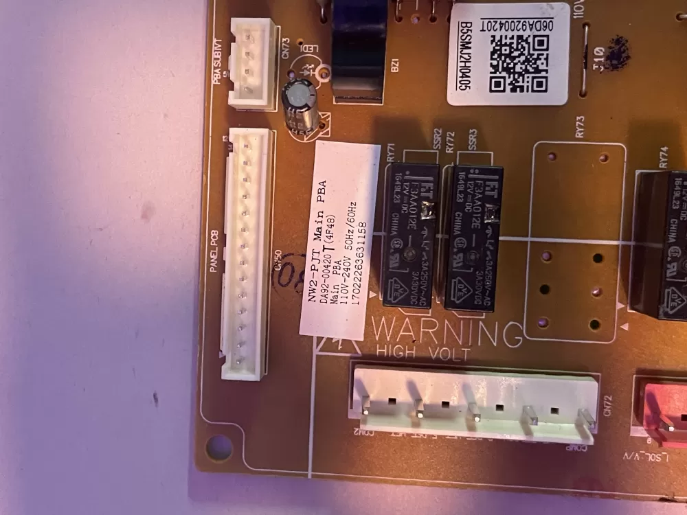 Samsung DA92 00420T DA9200420T Refrigerator Control Board AZ195345 | KM2751