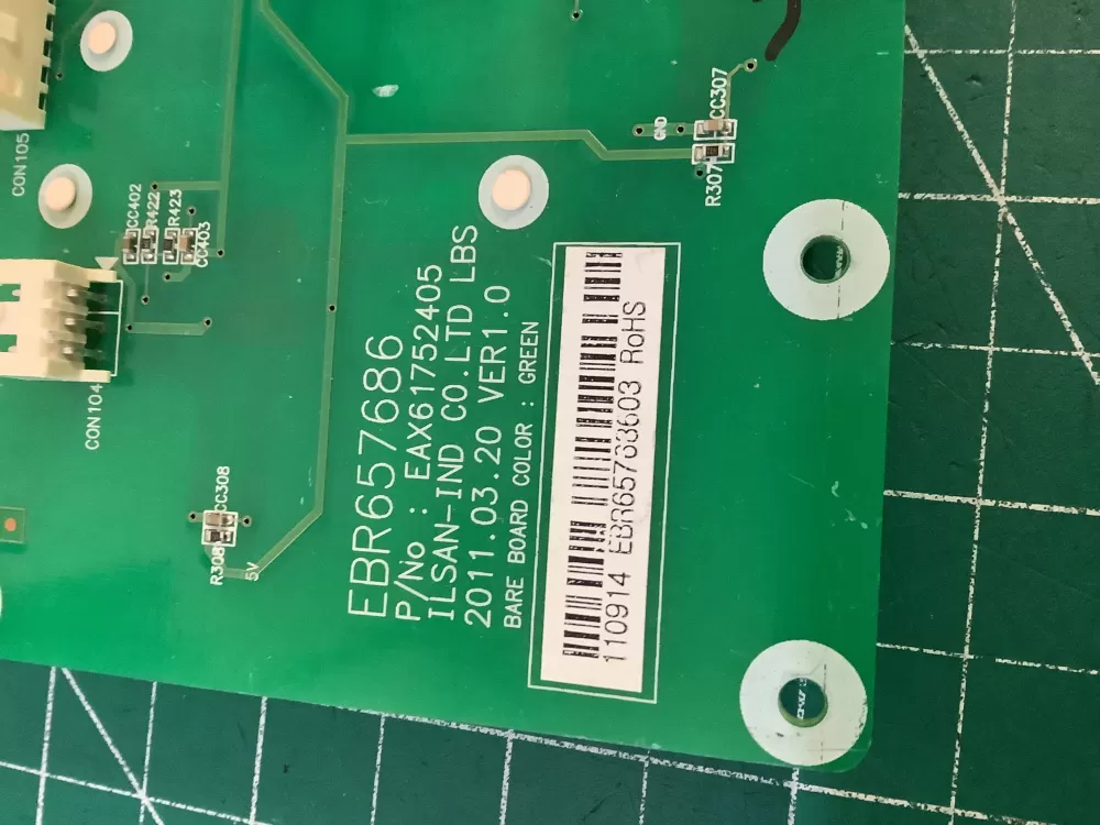 LG Kenmore EBR65768603 Refrigerator Control Board Dispenser AZ203780 | NR328