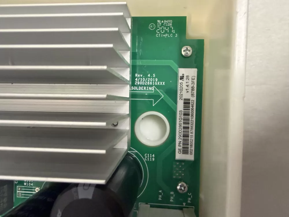 GE WH22X34657 Washer Inverter Control Board Wh22x29531 AZ228810 | KMV755