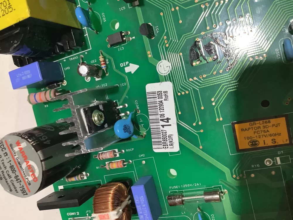 LG Kenmore EBR65002714 Refrigerator Control Board AZ158440 | ZC190