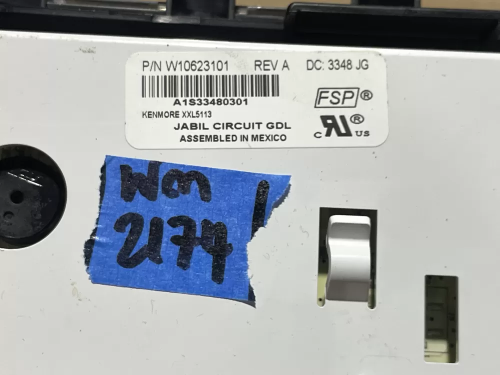 Kenmore W10540687 W10623101 Refrigerator Control Board AZ117604 | Wm2174