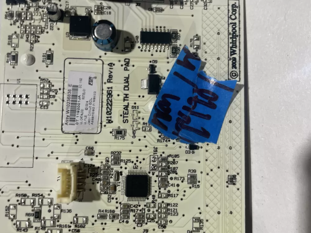 Whirlpool W10222961 Refrigerator Display Control Board UI AZ151157 | Wm1948