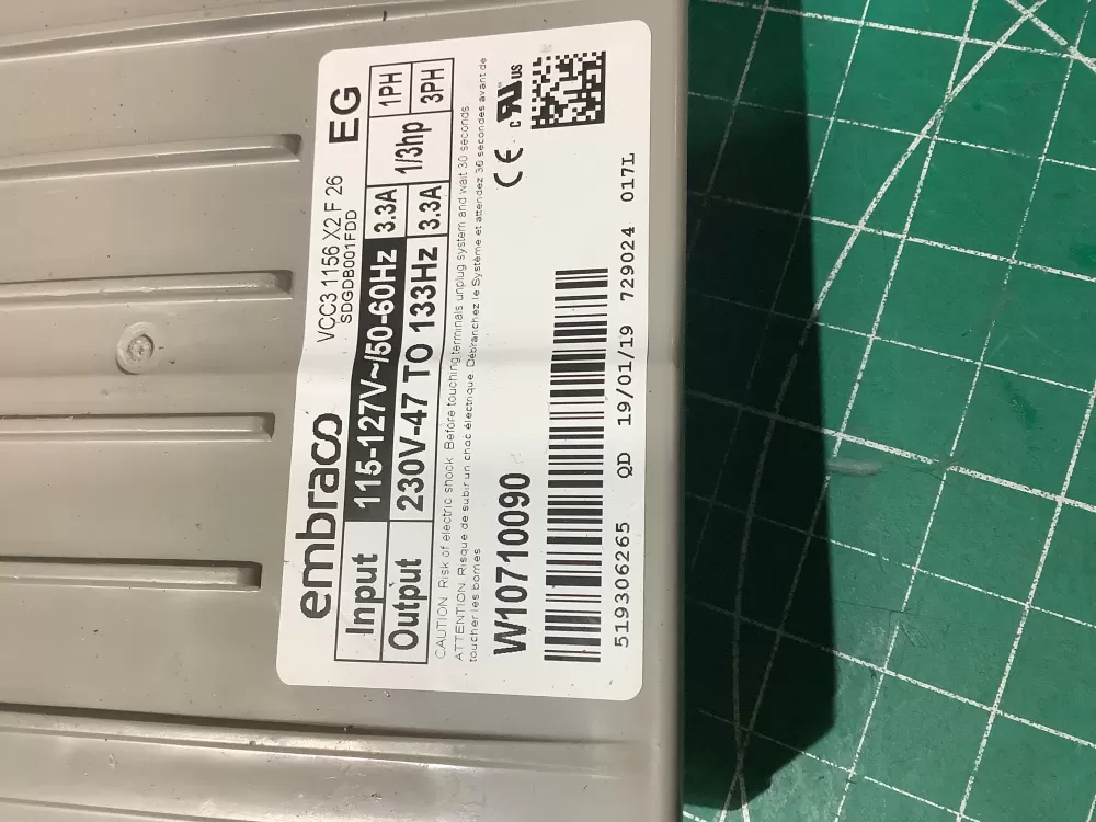 Kenmore W11087200 Refrigerator Control Board Inverter AZ194974 | AR409