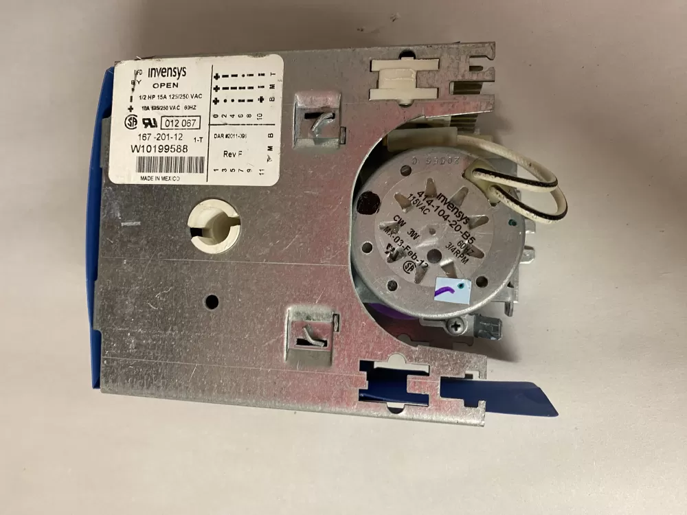 W10039490 Whirlpool Dishwasher Timer