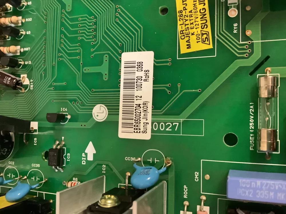 LG EBR65002704 Refrigerator Control Board