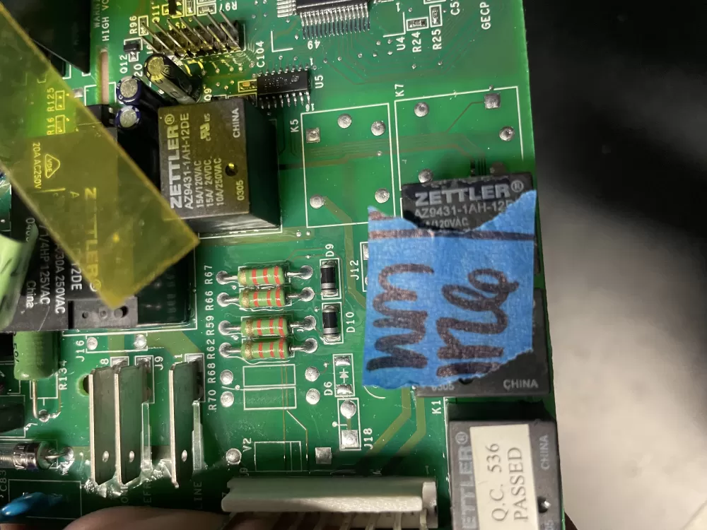 GE 200D4854G017 EBX1069P005 WR55X10524 Fridge Control Board AZ19750 | WM1126