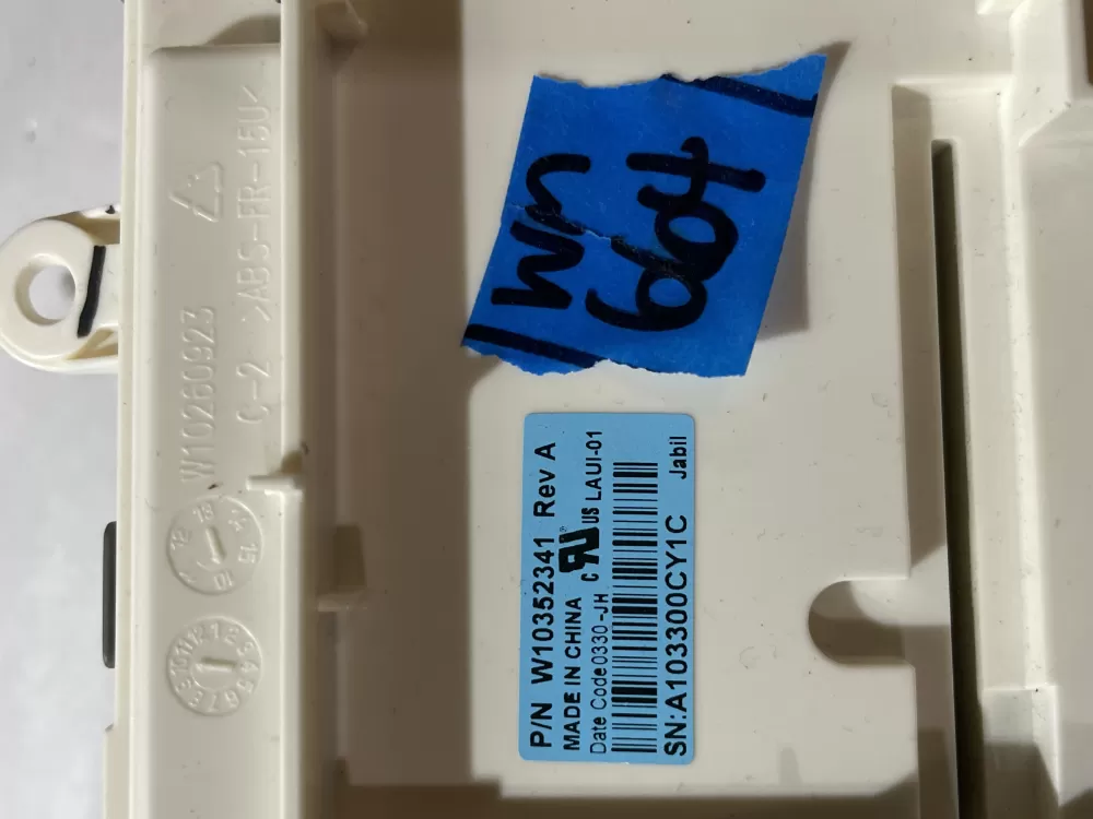 Whirlpool W10352341 Dryer Control Board AZ205392 | Wm664