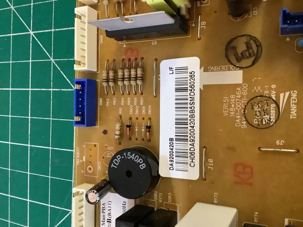 Samsung DA92 00420B Refrigerator Control Board AZ193800 | NR600