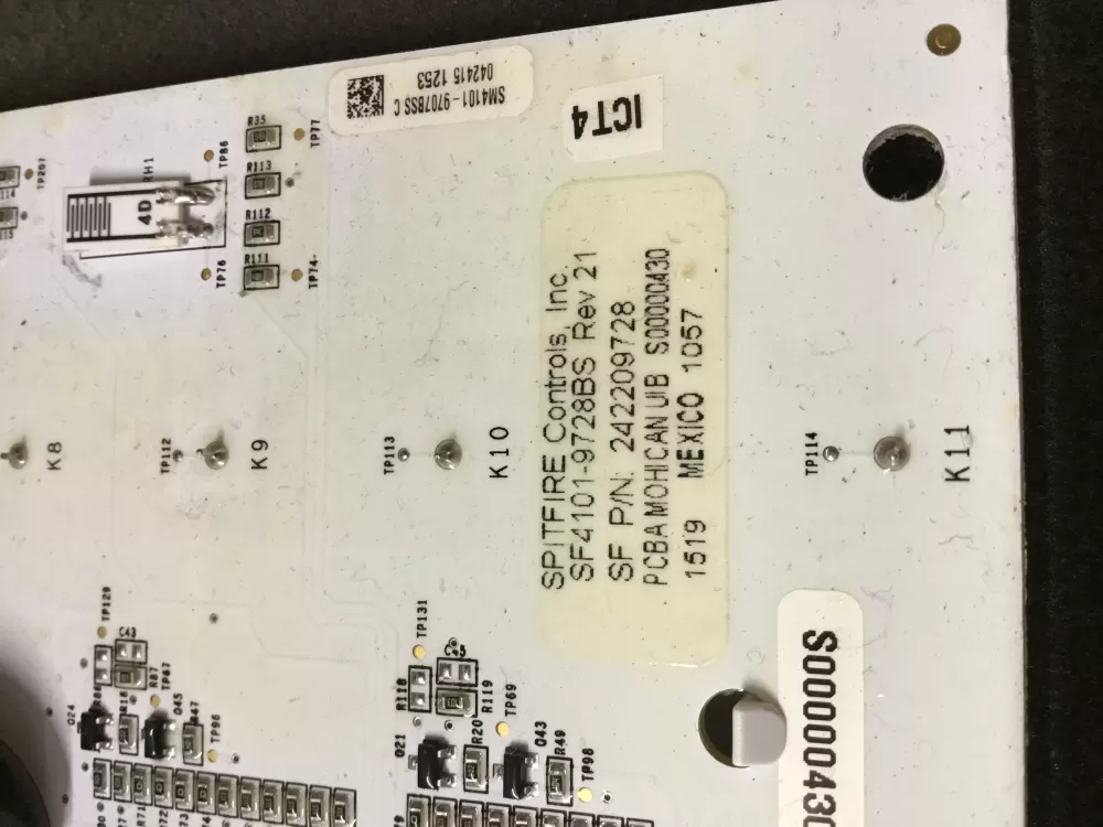 Frigidaire Refrigerator Dispenser Control Board 242209728 AZ99721 | NR111