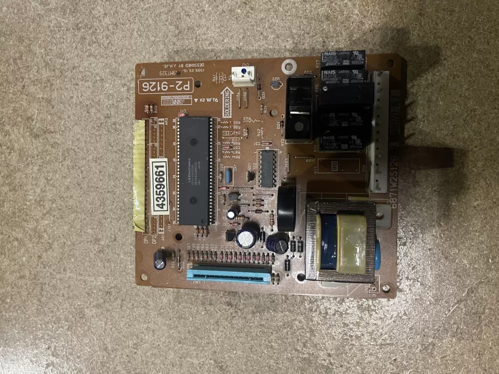 Whirlpool 4359661 Microwave Control Board