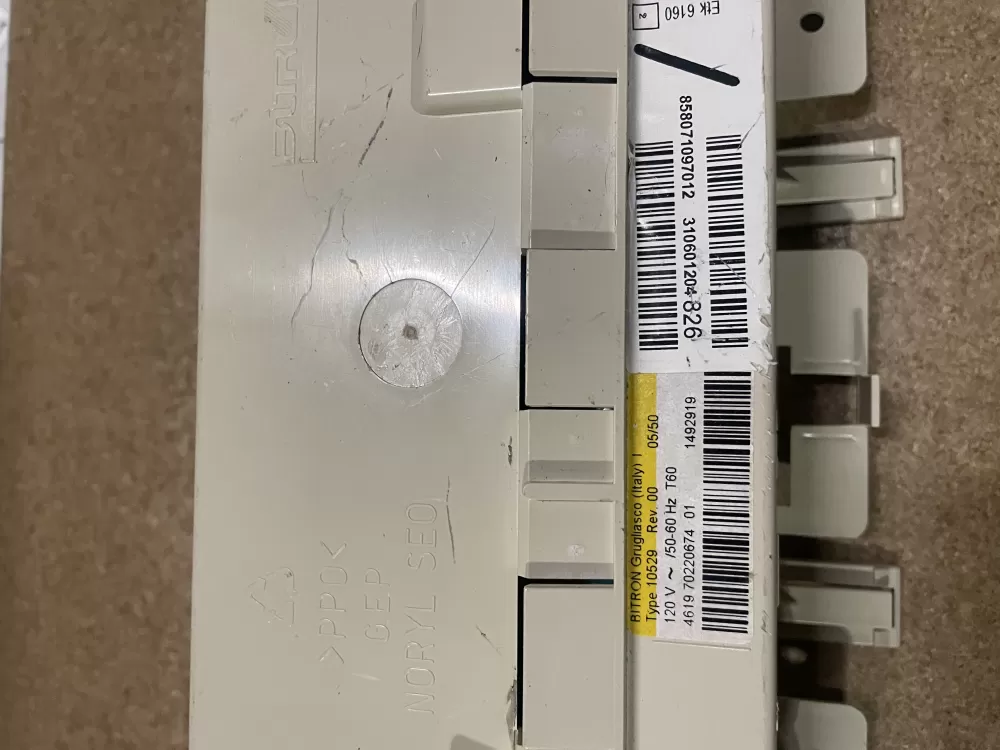 Whirlpool 4619 70220674 01 Washer Control Board CCU AZ26885 | KMV136