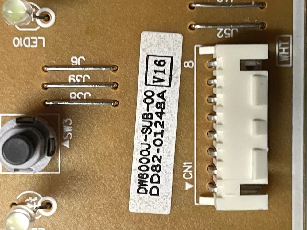 Samsung DD82 01248A Dishwasher Control Board AZ17761 | WM1256