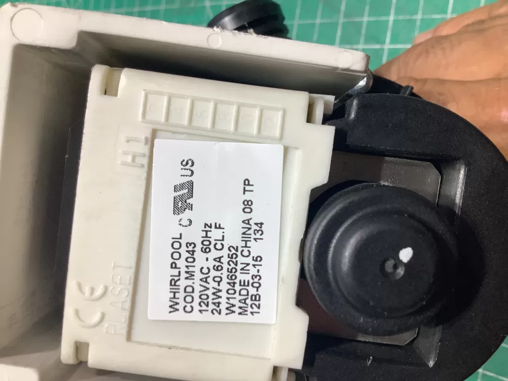 Whirlpool W10192988 W10465252 WPW10465252 Washer Drain Pump
