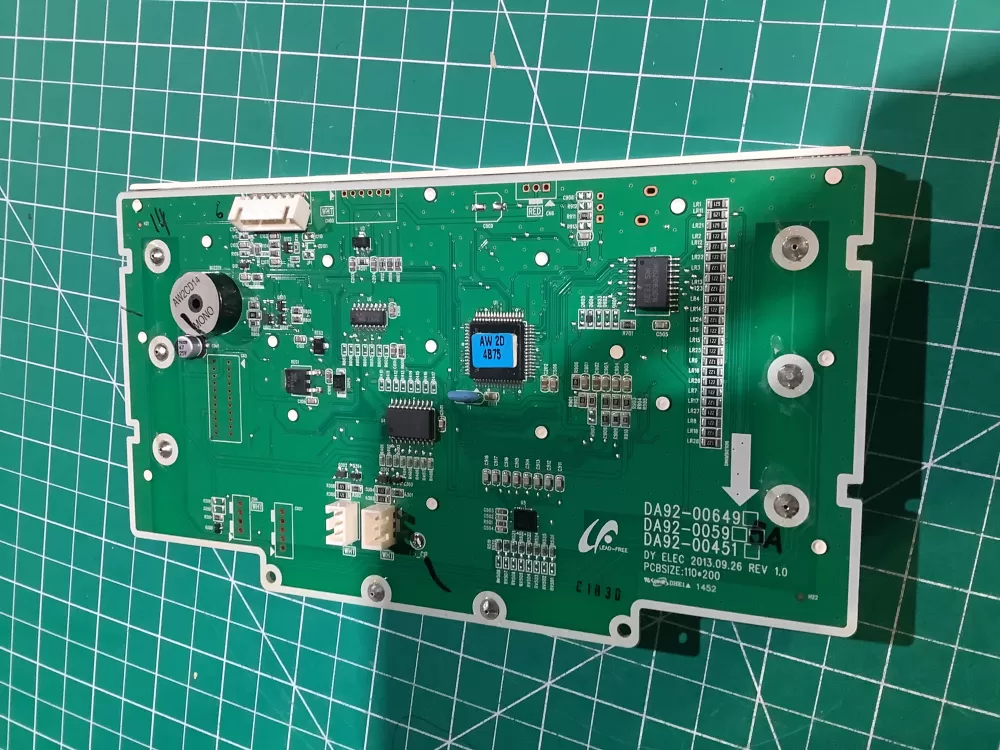 Samsung DA92 00595A Refrigerator Control Board Dispenser AZ140268 | NR2383