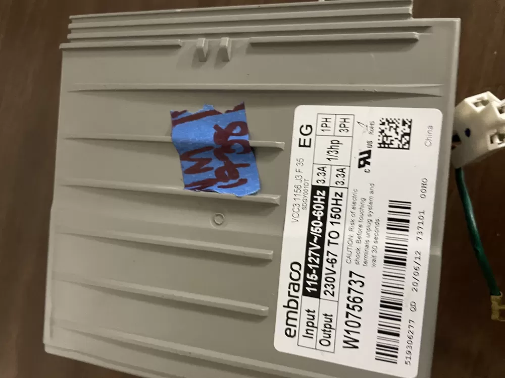 Whirlpool W10756737 Inverter Controller AZ42382 | Wm1738