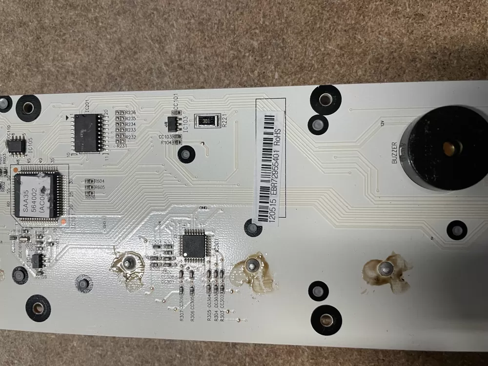 LG EBR72955401 Refrigerator Control Board AZ6652 | KM1585