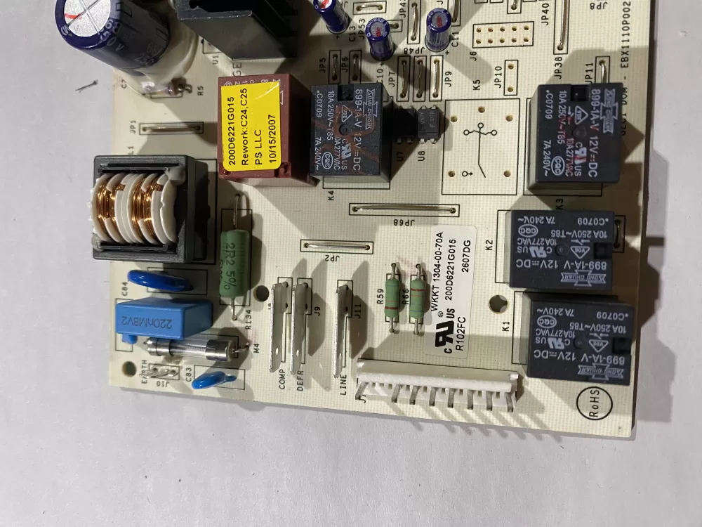GE 200D6221G028 EBX1110P002 Refrigerator Control Board AZ186653 | BK2745