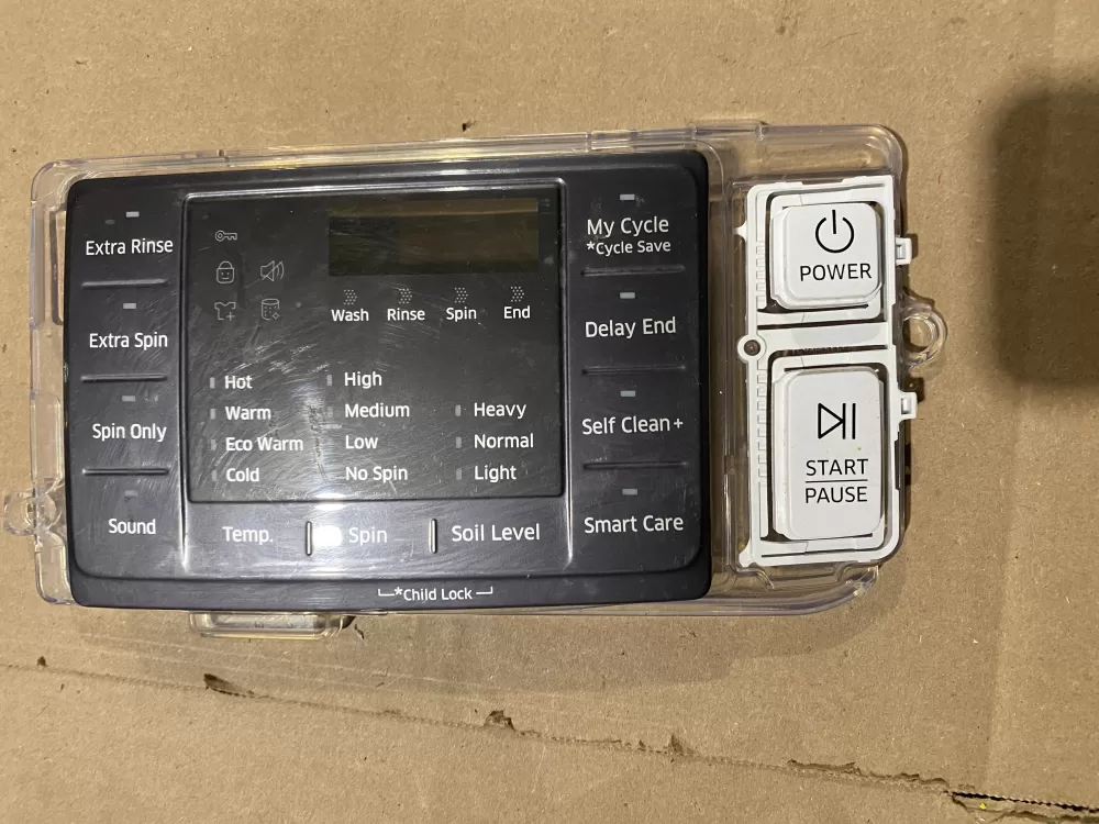 Samsung DC92-01607J DC94-06643A Dryer UI Control Board  AZ88357 | BK758