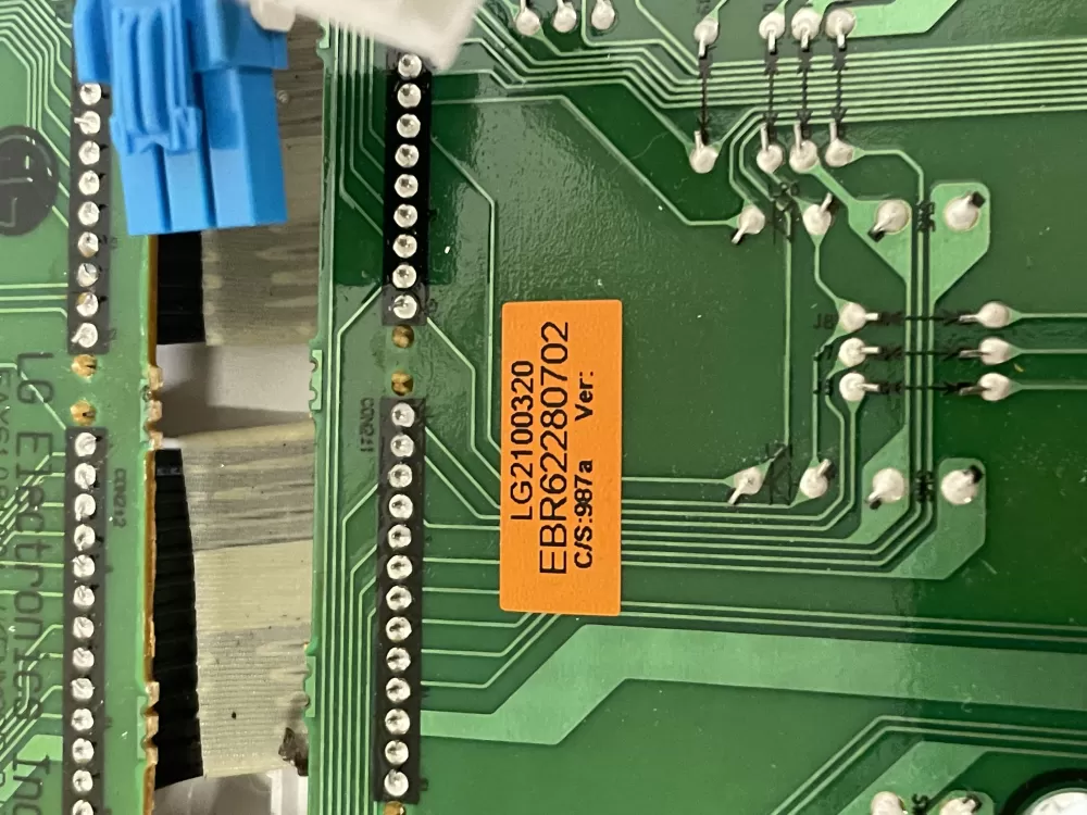 LG EBR62280702 Washer UI Display Control Board AZ49984 | Wmv451