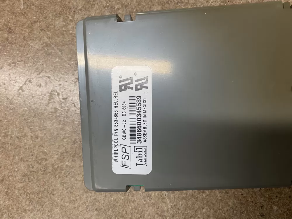 Whirlpool KitchenAid Kenmore WP8564543 Dishwasher Control Board AZ7754 | BK1620