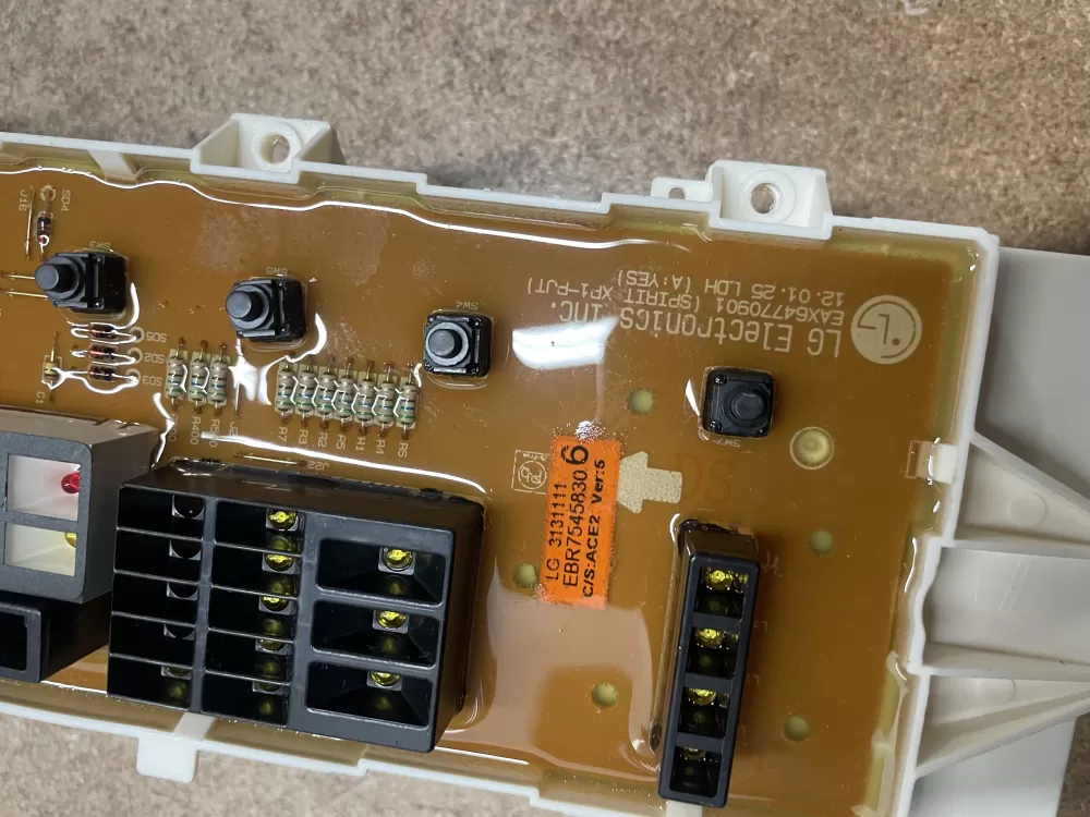 LG EBR75458306 EBR7545836 Washer Control Board AZ5914 | KMV220