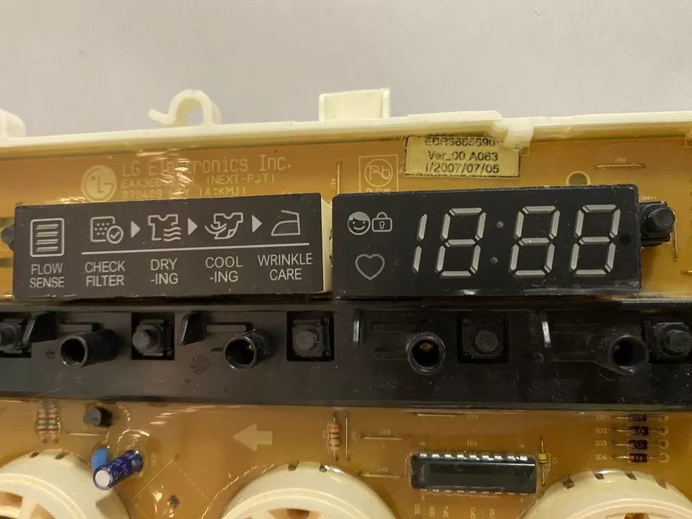 LG EBR36858901 EAX36602101 Dryer Control Board AZ197899 | BK2762