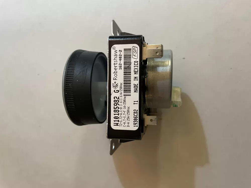 Whirlpool  Maytag  Kenmore AP6016541 W10185982 WPW10185982VP WPW10185982 PS11749831 Dryer Timer