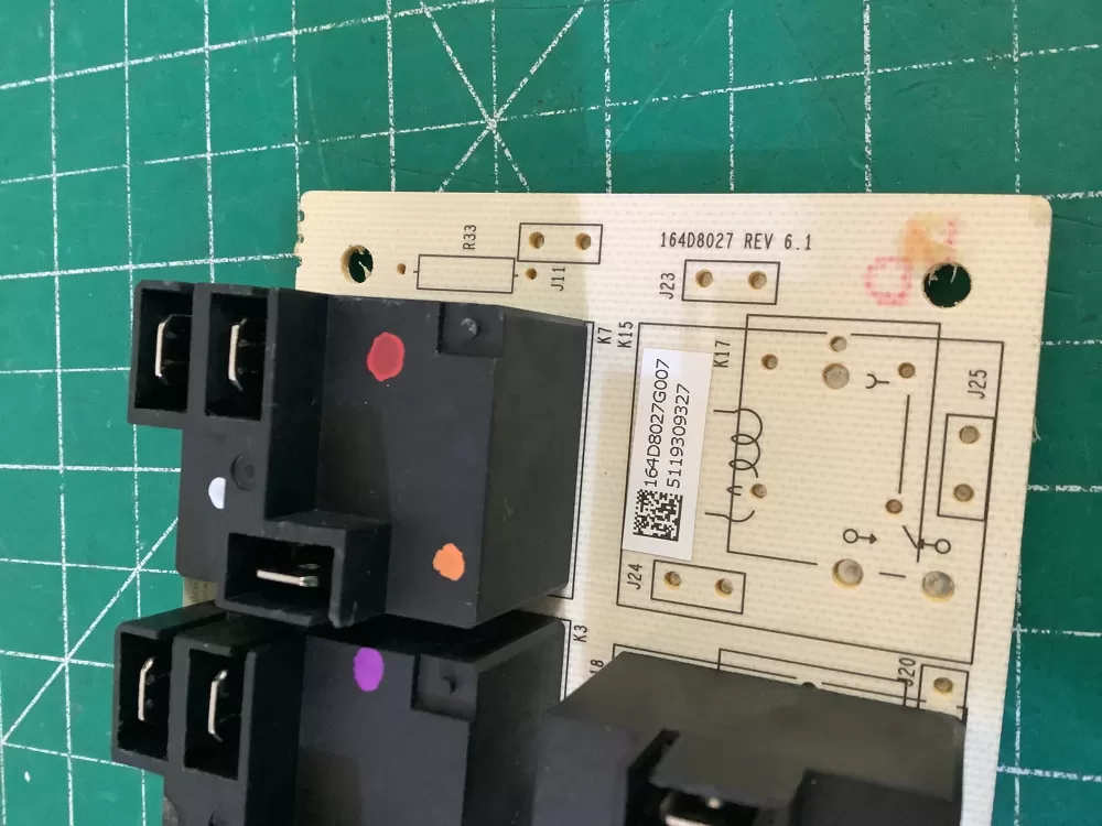 GE 164D8027G007 Wb27t11326 Range Control Board Relay AZ205388 | NR612