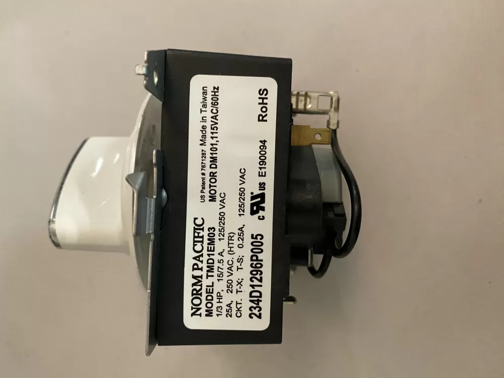 Hotpoint General Electric AP5780508 WE4M364 WE4M533 PS8690648 234D1296P005 Dryer Timer