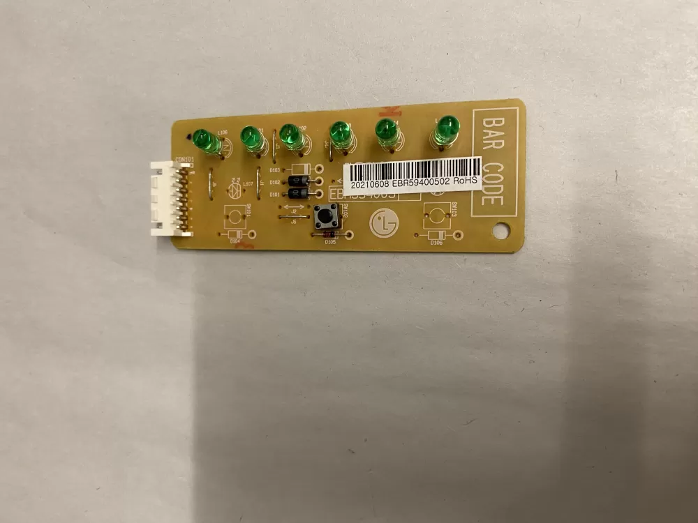 LG  Kenmore EBR59400502  AP5680200  2667665  PS7792427  EAX59400602 Refrigerator Control Board