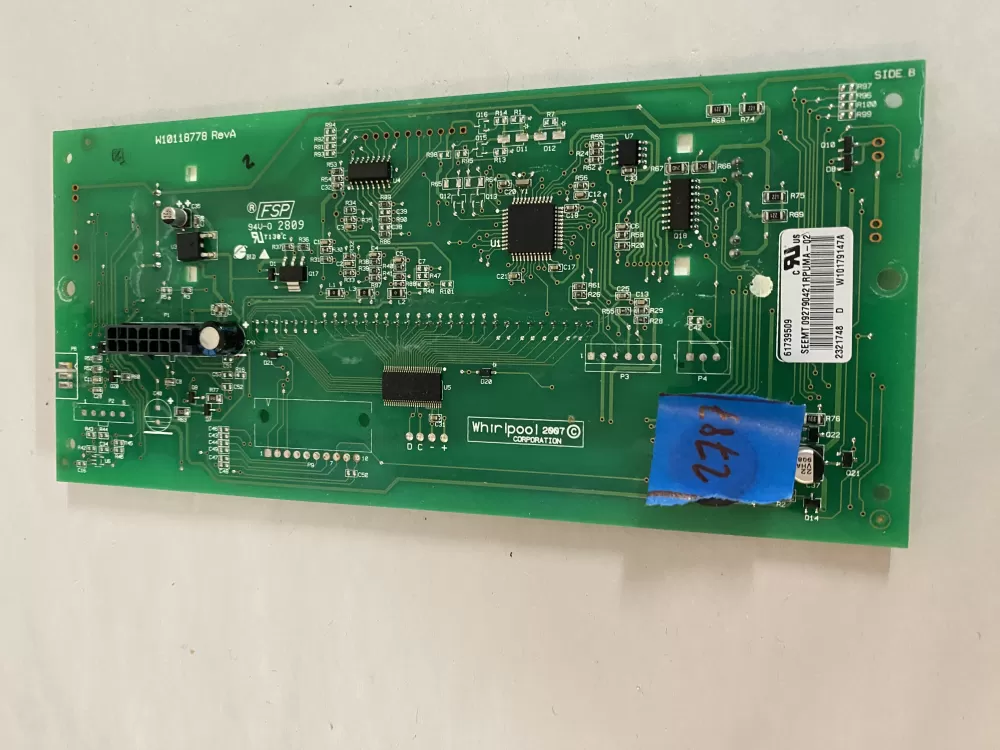 Whirlpool W10179147 Refrigerator Dispenser Control Board AZ199513 | BK2787