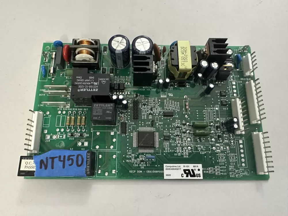 GE 200D4854G017 EBX1069P005 WR55X10524 Fridge Control Board AZ1933 | NT450