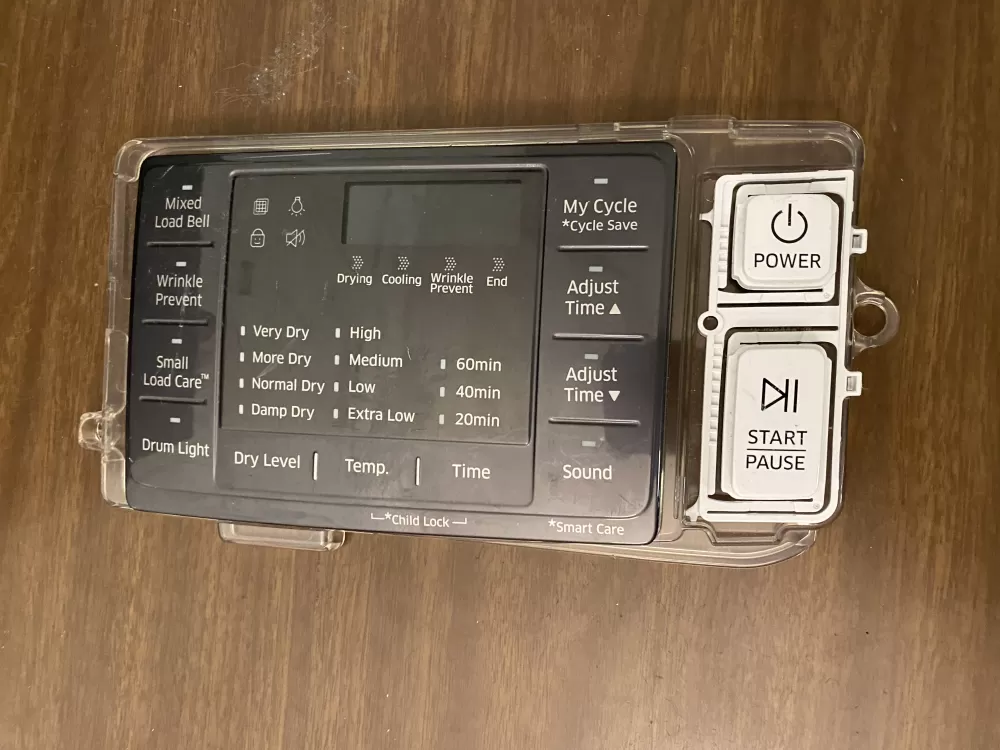 Samsung DC92-01607J  AP6243588  DC94-06643A  DC93-00376D  PS12084833 Dryer UI Control Board